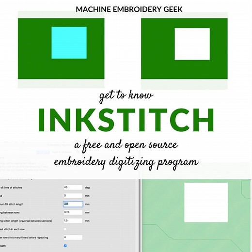 Ink/Stitch: a free embroidery digitizing program