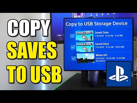 How to Copy Game Save Data to USB on PS4 Console