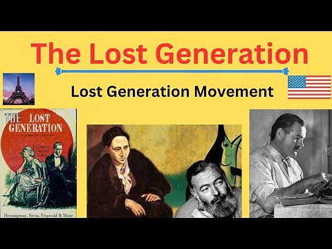 The Lost Generation| Lost Generation Movement| Ernest Hemingway, Gertrude Stein|#literature