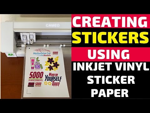 Creating Stickers using Inkjet Vinyl Sticker Paper