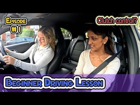 Beginner Driving Lesson with Erin | Clutch Control Tips and Junctions