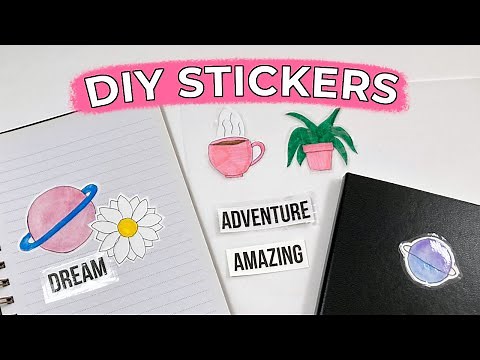 How To Make Your Own Stickers with Tape & Sticker Paper