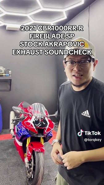 2021 Honda CBR1000RR-R Fireblade SP Stock Akrapovic Exhaust Soundcheck