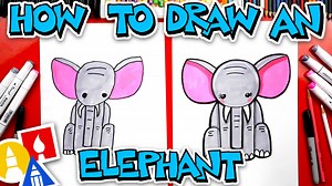 How To Draw An Elephant - Art For Kids Hub — Free Drawing Lessons for Kids -