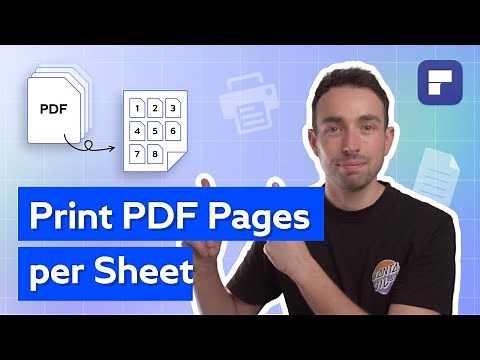 How to Print PDF File 2 Pages per Sheet?