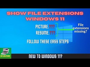 How to Show/Enable File Extensions In Windows 11