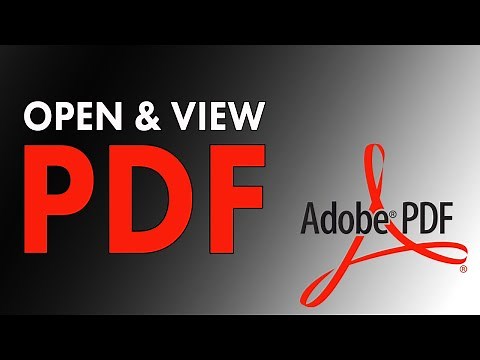 How to Open and View PDF Files