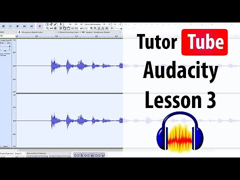 Audacity Tutorial - Lesson 3 - Importing Audio Files