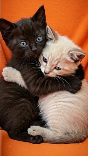 Two Adorable Kittens Hugging | Cute Kitten Cuddle Moment