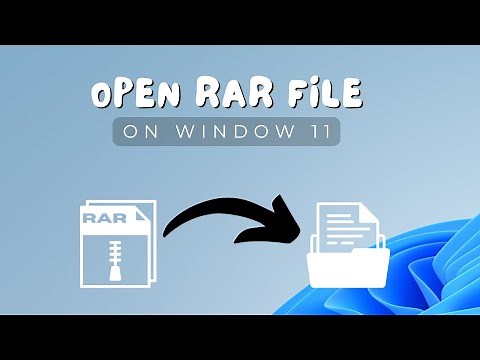 How to Open RAR Files on Windows 11| Easy Step-by-Step Tutorial!
