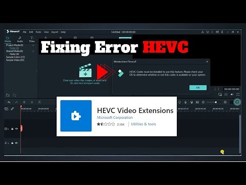 Fixing Error HEVC Codec in Filmora Free of Cost