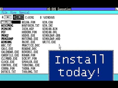 How to Install Windows 1.0 on Virtualbox (Improved video)