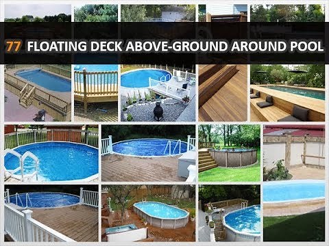 77 Perfect Floating Deck Above-Ground Around Pool Design Ideas - DecoNatic