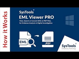 SysTools EML Viewer Pro Software with View, Search, and Save Data Option | Verified Tool