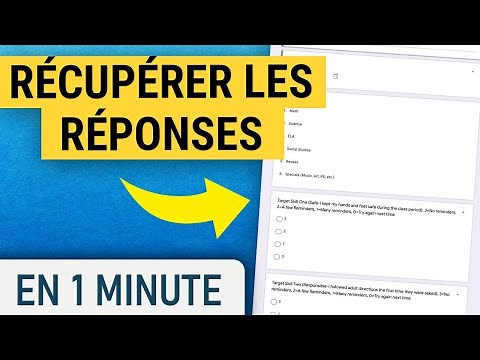 Comment récupérer les réponses d'un Google Form