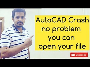How to open your file in Autodesk galary when AutoCAD not responding 🤔