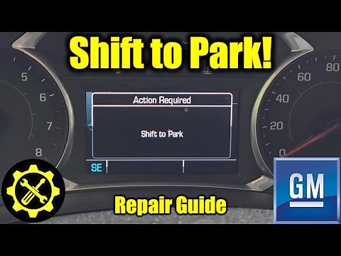 "Shift to Park" Warning Repair for Chevy Traverse - Quick Guide!
