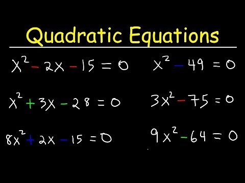 How To Solve Quadratic Equations By Factoring - Quick & Simple! | Algebra Online Course