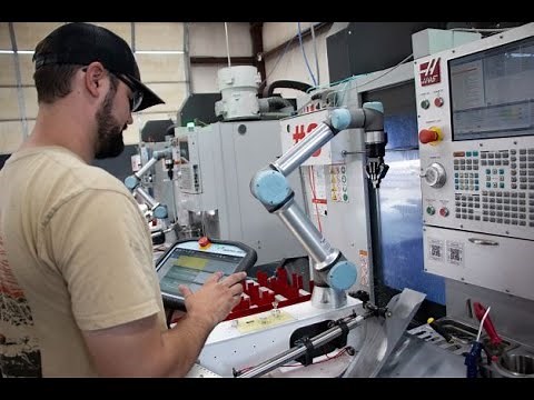 CNC robot: How a Cobot Controls Entire CNC Machining Cell at Go Fast Campers