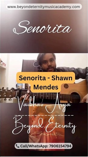 Easy Guitar Strum & Chords Tutorial for Senorita by Shawn Mendes for beginners #chords #tutorial