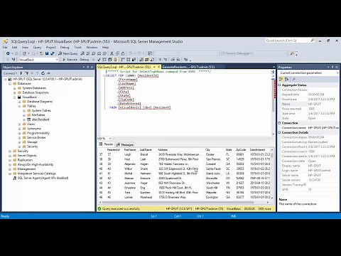 Microsoft SQL Server Management Studio - Create Database and Load SQL File