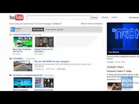 New YouTube HomePage - Review -