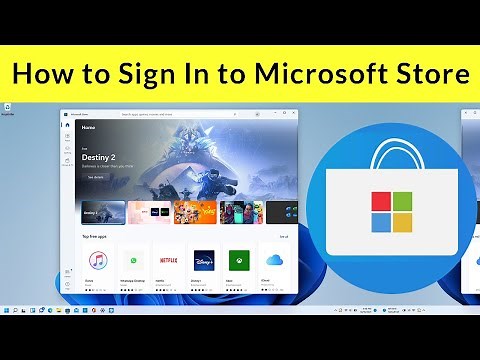 How to Login to Microsoft Store in Windows PC?