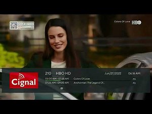 CIGNAL TV Channel Line Up as of June 27, 2022 PLAN 300