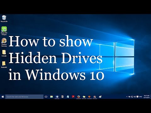 How to show hidden drives in Windows 10 and Windows 11