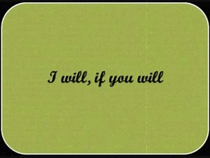 I will if you will john berry with lyrics