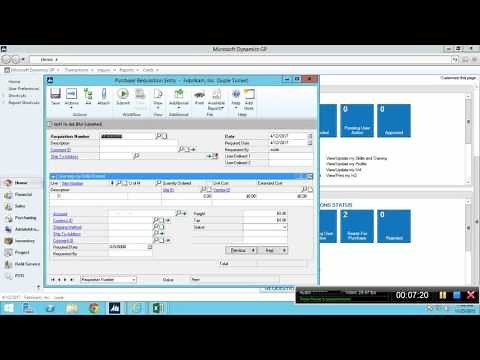 Microsoft Dynamics GP Training