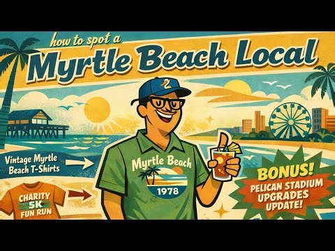How to spot a Myrtle Beach Local | What do locals REALLY wear with Retro Myrtle Beach Guy