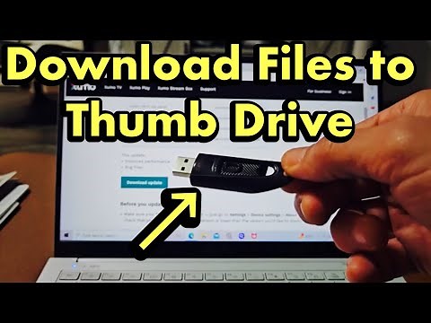 How to Download Files to Thumb Drive from Computer, PC or Laptop