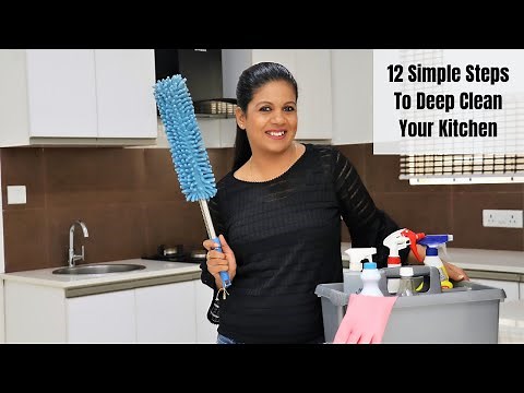 12 Simple Steps To Deep Clean Your Kitchen