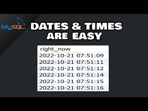 MySQL: CURRENT_DATE() & CURRENT_TIME()