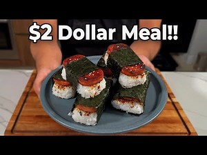 This $2 Meal WILL Save You Money!! (Spam Musubi Recipe)