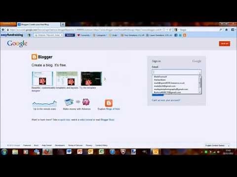 Tutorial - How to create a blog using google blogger