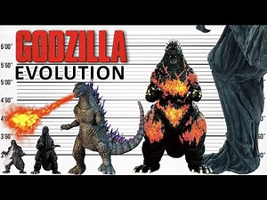 Evolution of Godzilla's: Size Comparison (1954-2022)