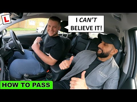 Learner Demonstrates How to PASS A DRIVING TEST
