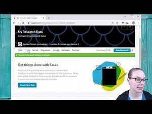 How to share research data on Kaggle