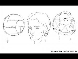 How to Draw the Head from Any Angle - Loomis Method