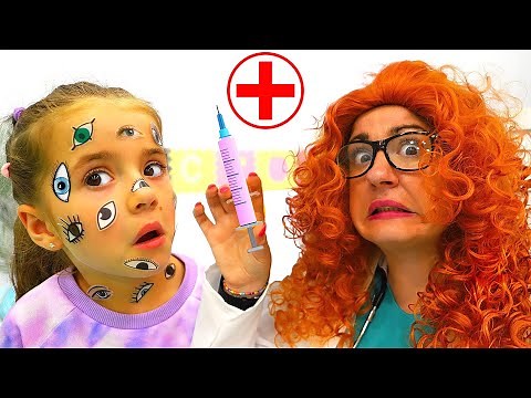 Ruby and Bonnie Get Sticker Pox & Visit Nurse Granny