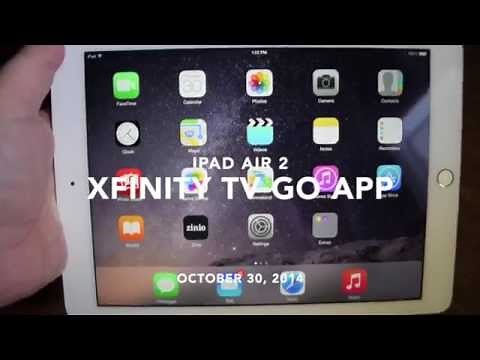 iPad Air 2: Xfinity TV Go app: Watch live tv on your iPad!!