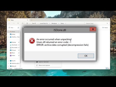Fix: ‘unarc.dll Returned an Error Code’ in Windows 10/11 [Solution]