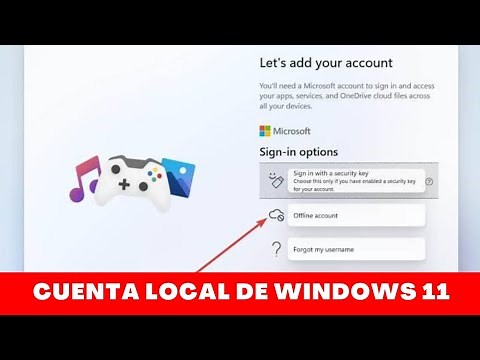 Create a local account in Windows 11