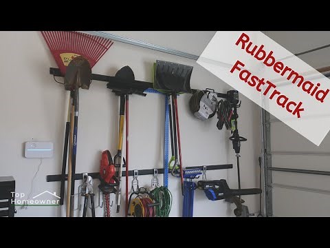 Rubbermaid FastTrack Garage Storage System, Review & How to Install