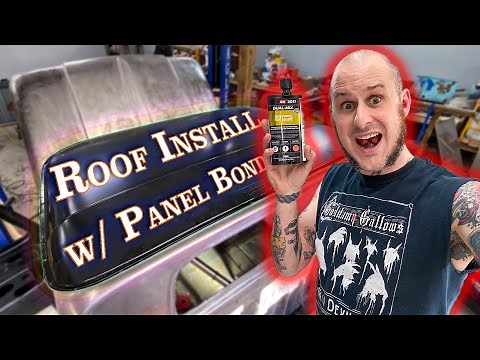 60-66 C10 Roof Skin Replacement - Panel Bonding, POR-15, and YOU! - C10 Build Vlog #10