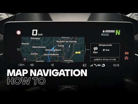 HOW TO Use Map Navigation with the BMW Motorrad Connected App and the new 10.25” TFT Display