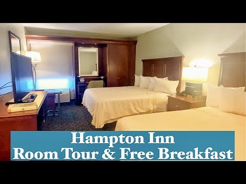 Hampton Inn Breakfast & Room Tour