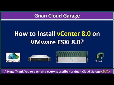 How to Install vCenter 8.0 on VMware ESXi 8.0?